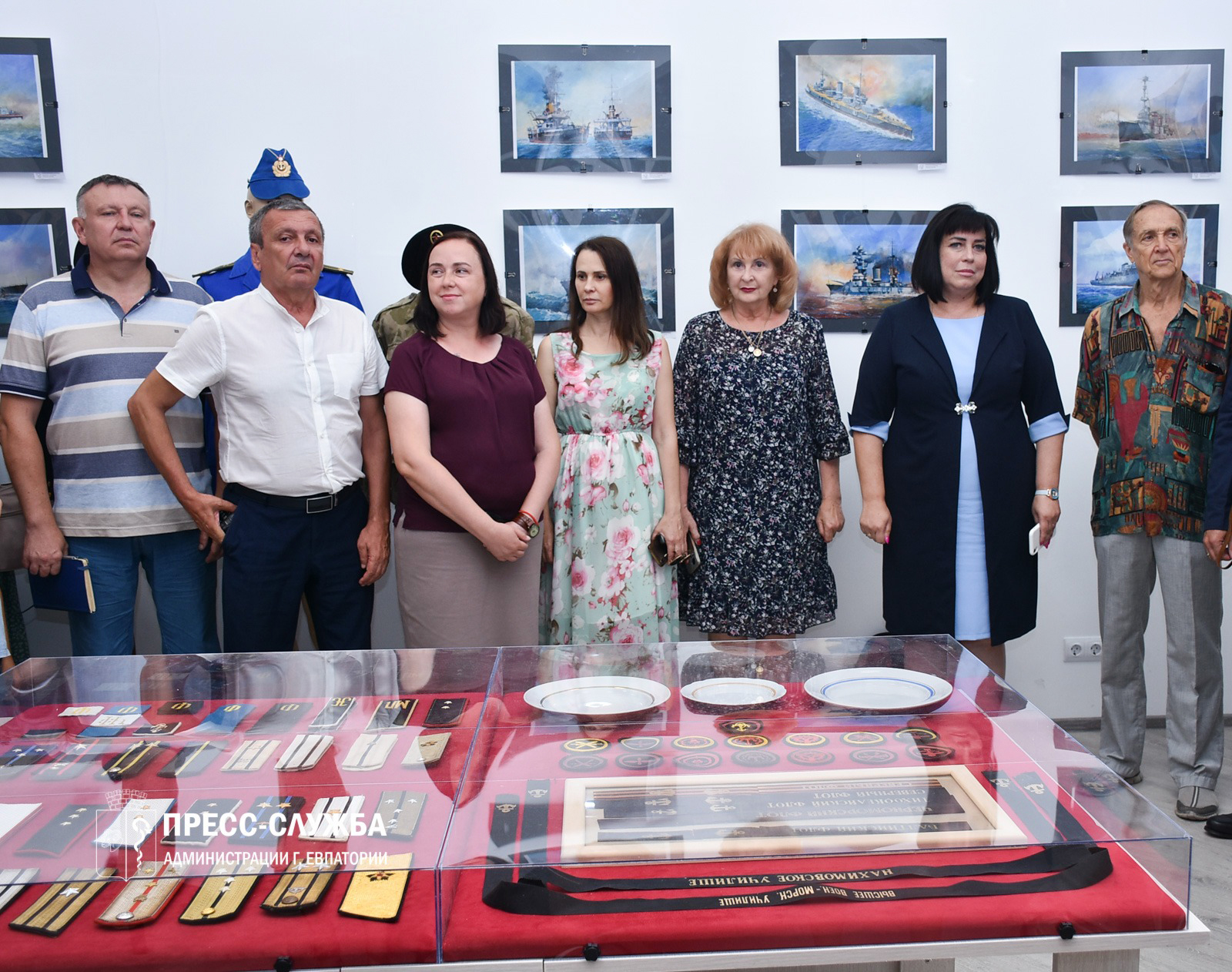В Евпатории открылась выставка, посвященная Дню Военно-морского флота